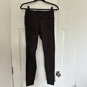 Athleta reflective Rainier tight, for cool weather running - Size small